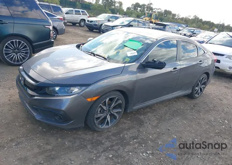2019 Honda Civic Sport from USA, damaged, VIN 19XFC2F89KE211797